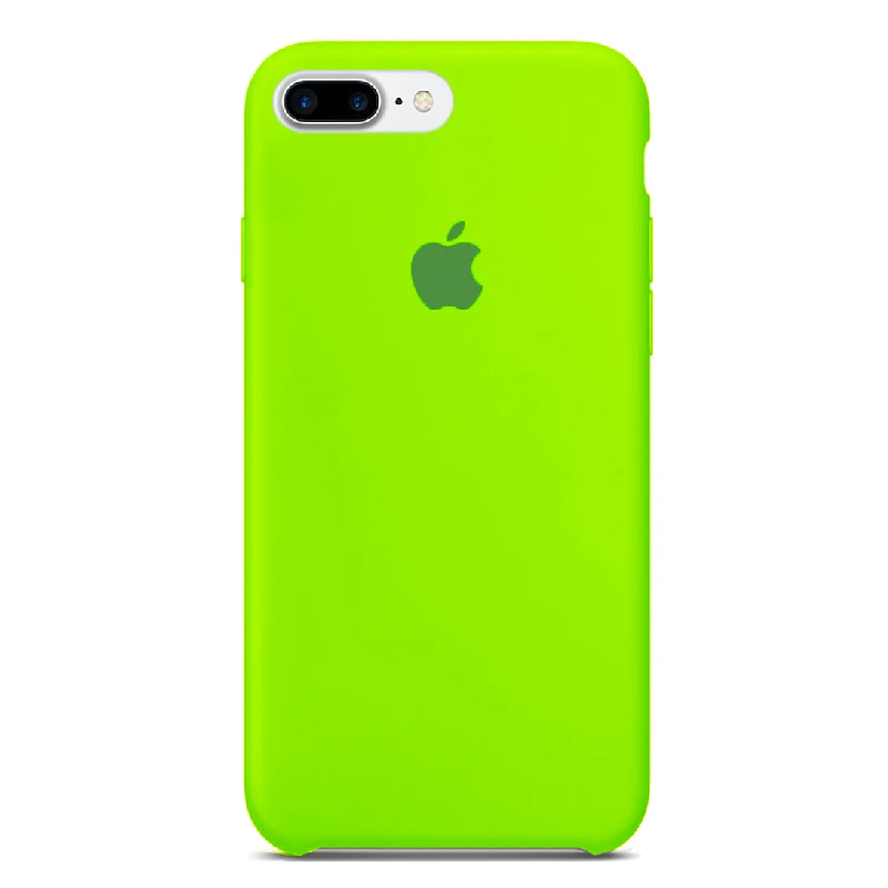 Накладка Original Silicone Case iPhone 7 Plus, 8 Plus green