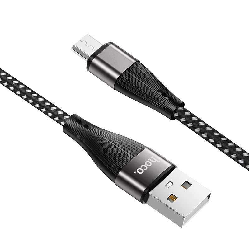 USB кабель Hoco X57 Blessing microUSB black