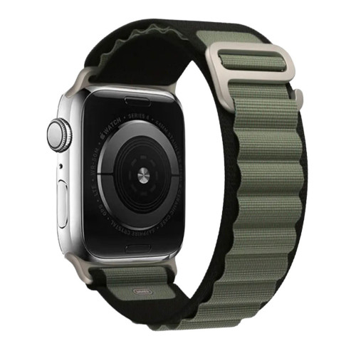 Ремінець для Apple Watch Alpine 42, 44, 45, 49 green black Ремінець для Apple Watch Alpine 42, 44, 45, 49 green black