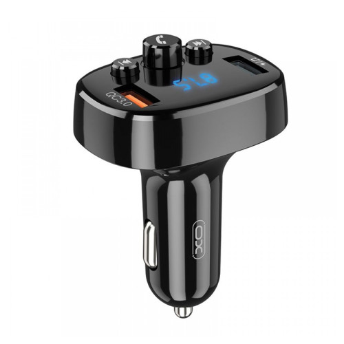 FM трансмітер XO BCC03 in-car audio wireless black FM трансмітер XO BCC03 in-car audio wireless black