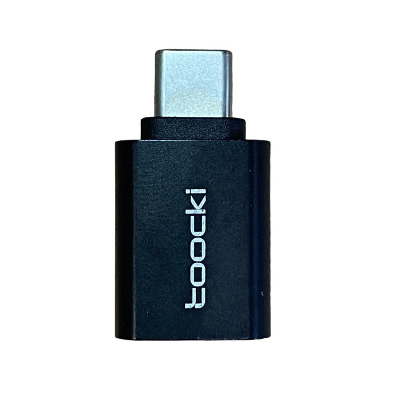 Перехідник OTG USB-Type C Toocki black