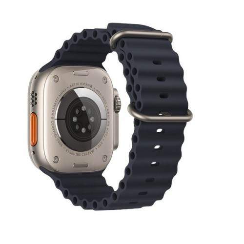 Ремінець для Apple Watch Hoco iWatch WA12 Original Marine 2-buckle 42, 44, 45, 49 Midnight Blue Ремінець для Apple Watch Hoco iWatch WA12 Original Marine 2-buckle 42, 44, 45, 49 Midnight Blue
