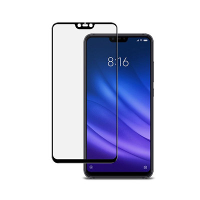 Захисне скло Glass Xiaomi Mi 8 Lite, 8X, Redmi Note 6 Full Glue black