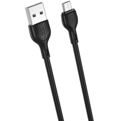 USB кабель XO NB200 microUSB black USB кабель XO NB200 microUSB black