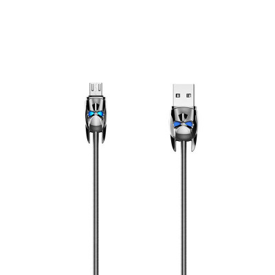 USB кабель Hoco U30 Shadow Knight microUSB grey USB кабель Hoco U30 Shadow Knight microUSB grey
