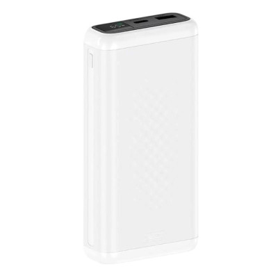 Зовнішній акумулятор XO PB309 20000 mAh 22.5W LCD white