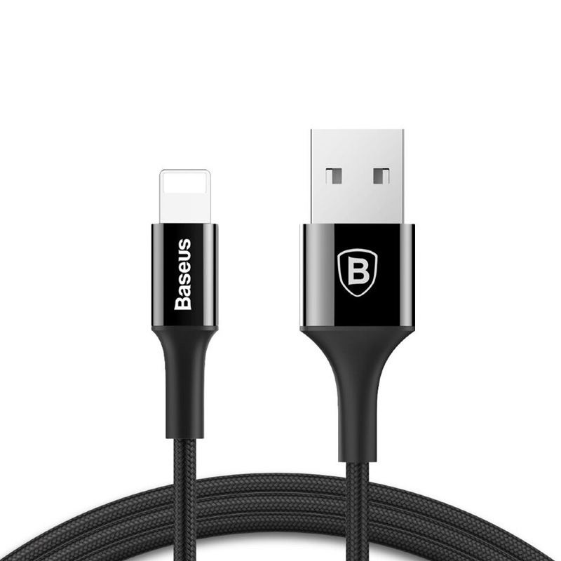 USB кабель Baseus CALSY-D01 shining Lightning black