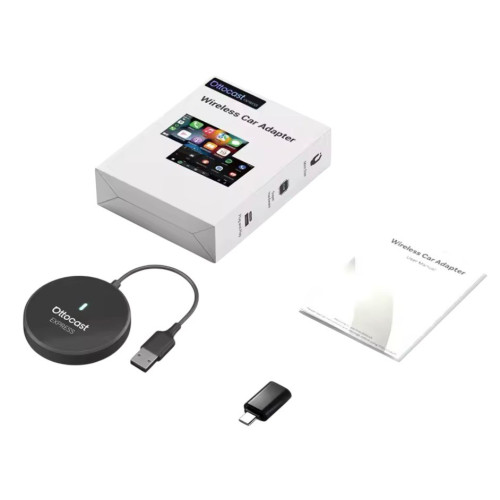 Перехідник Ottocast express CP92 для бездротового CarPlay та Android Auto Перехідник Ottocast express CP92 для бездротового CarPlay та Android Auto