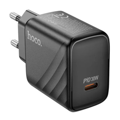 Зарядний пристрій Hoco CS22A USB-C 30W black Зарядний пристрій Hoco CS22A USB-C 30W black