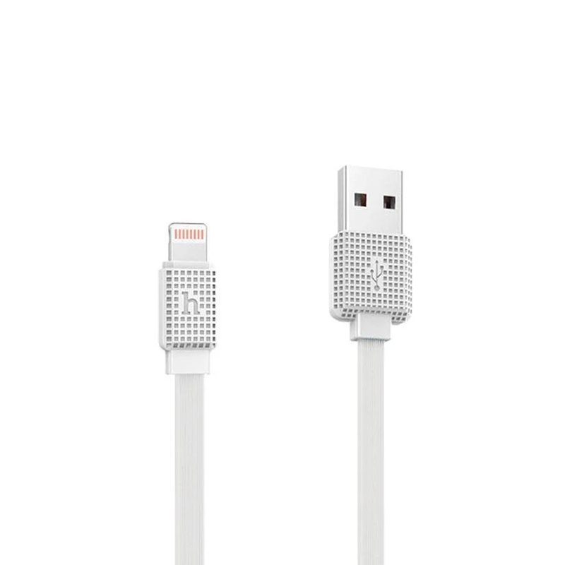 USB кабель Hoco UPL18 Waffle Lightning white