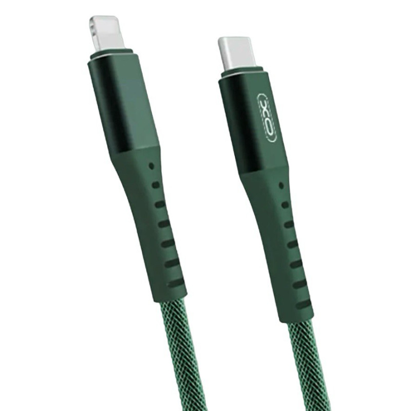 USB кабель XO NB122 Type-C на Lightning PD green