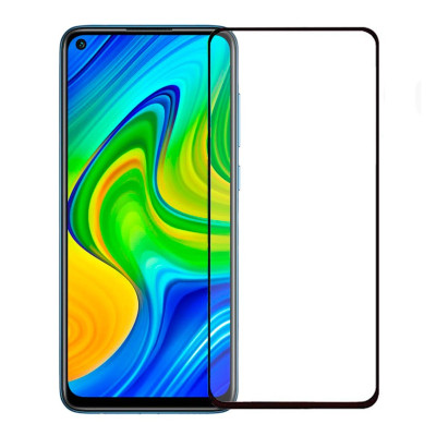 Захисне скло Glass Xiaomi Redmi Note 9T, Moto G8 Full Glue black