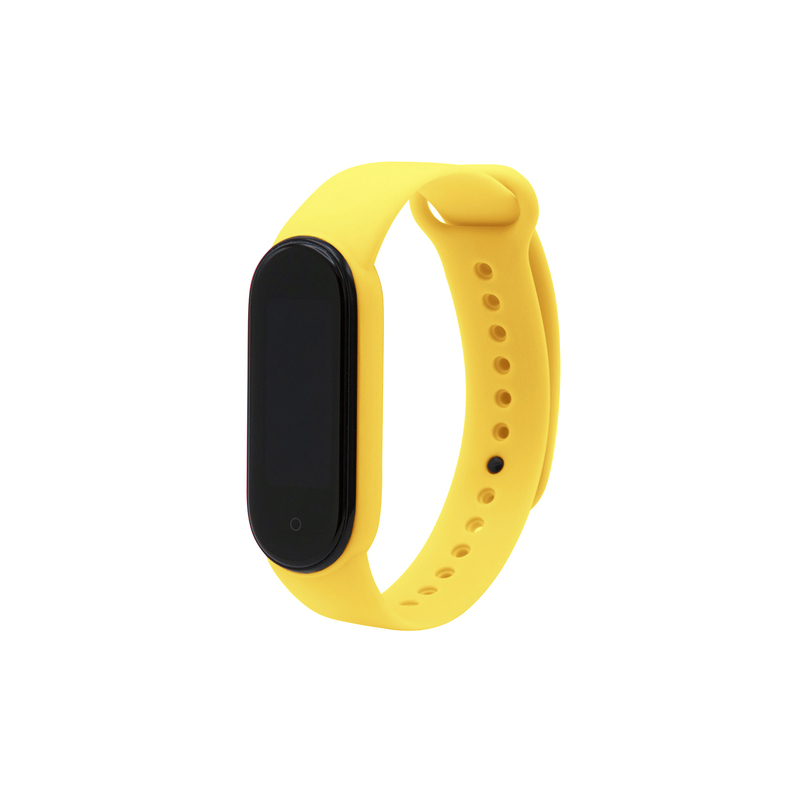 Ремінець для Xiaomi Mi Band 5, 6 silicone yellow