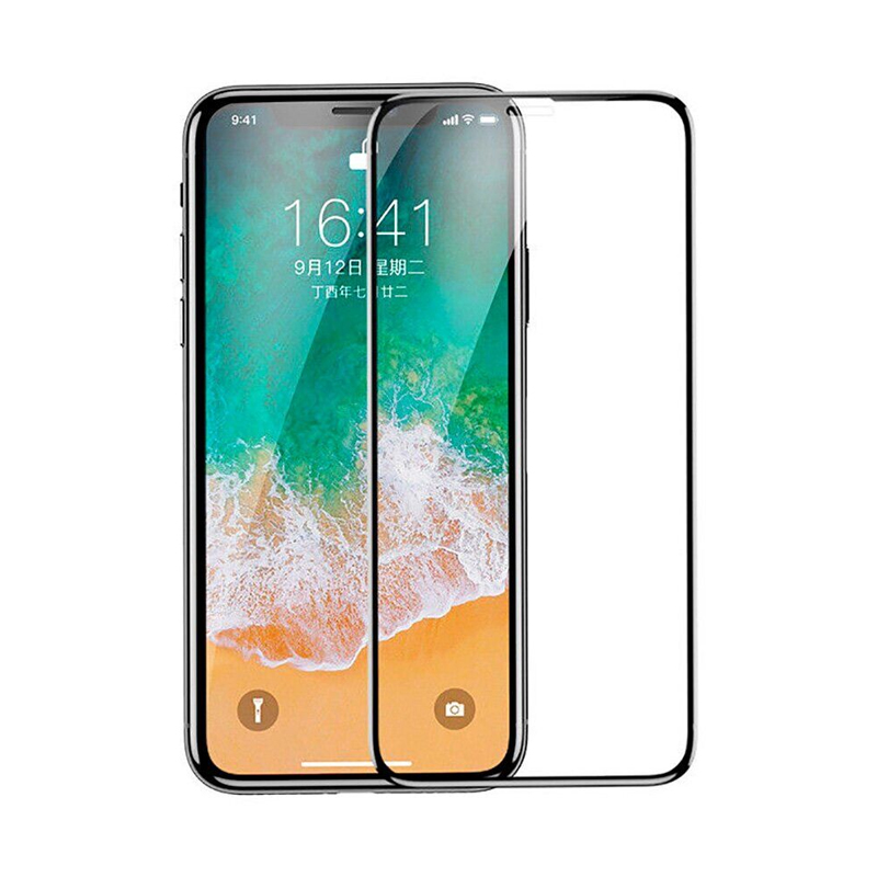 Захисне скло Glass iPhone X, XS, 11 Pro Full Glue black