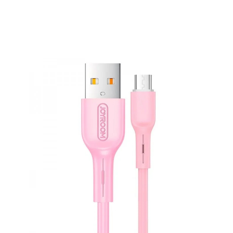 USB кабель Joyroom S-M357 microUSB pink