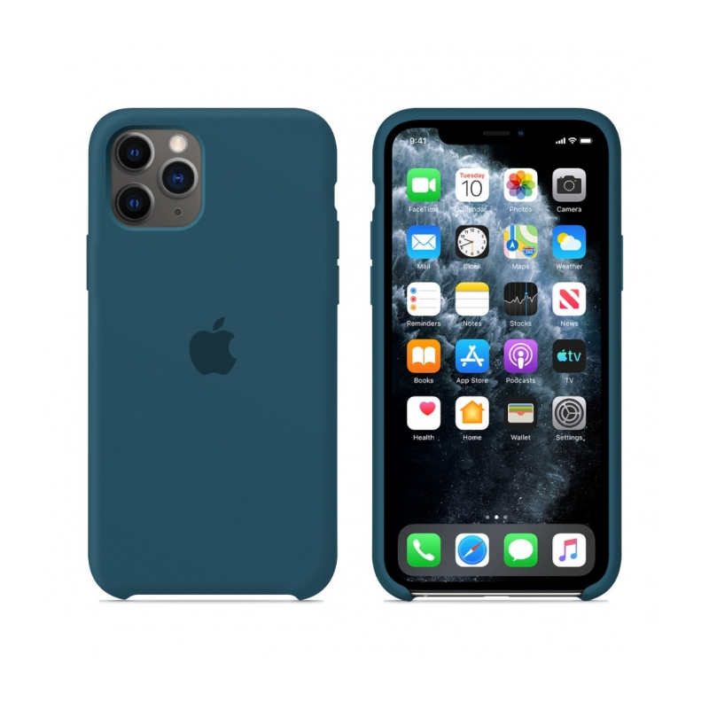 Накладка Original Silicone Case iPhone 11 Pro blue cosmos