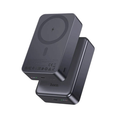 Зовнішній акумулятор Hoco J160B 20000 mAh magnetic PD20W metal gray Зовнішній акумулятор Hoco J160B 20000 mAh magnetic PD20W metal gray