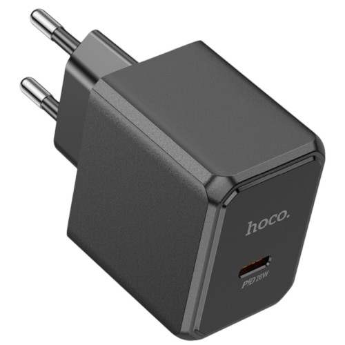 Зарядний пристрій Hoco CS13A USB-C PD 20W black Зарядний пристрій Hoco CS13A USB-C PD 20W black