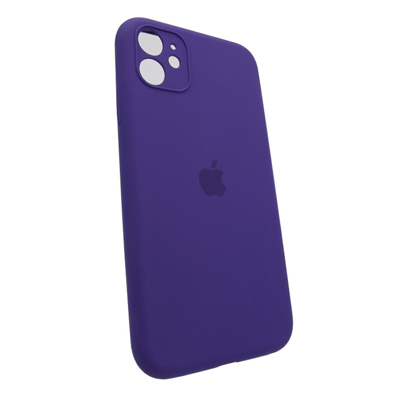 Накладка Original Silicone Case iPhone 11 violet Close Camera