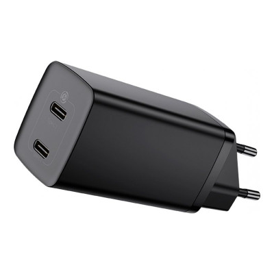 Зарядний пристрій Baseus GaN2 Lite QC 2 Type-C 65W black (CCGAN2L-E01) Зарядний пристрій Baseus GaN2 Lite QC 2 Type-C 65W black (CCGAN2L-E01)