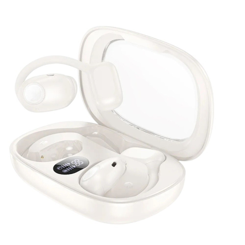 Навушники Bluetooth Hoco EA1 milky white Навушники Bluetooth Hoco EA1 milky white
