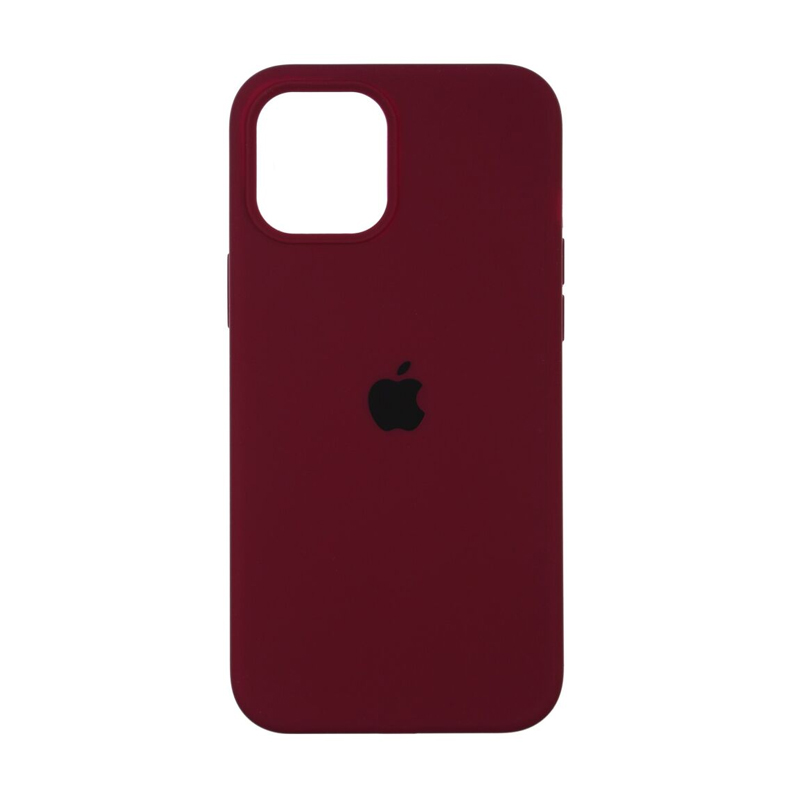 Накладка Original Silicone Case iPhone 12 mini marsala