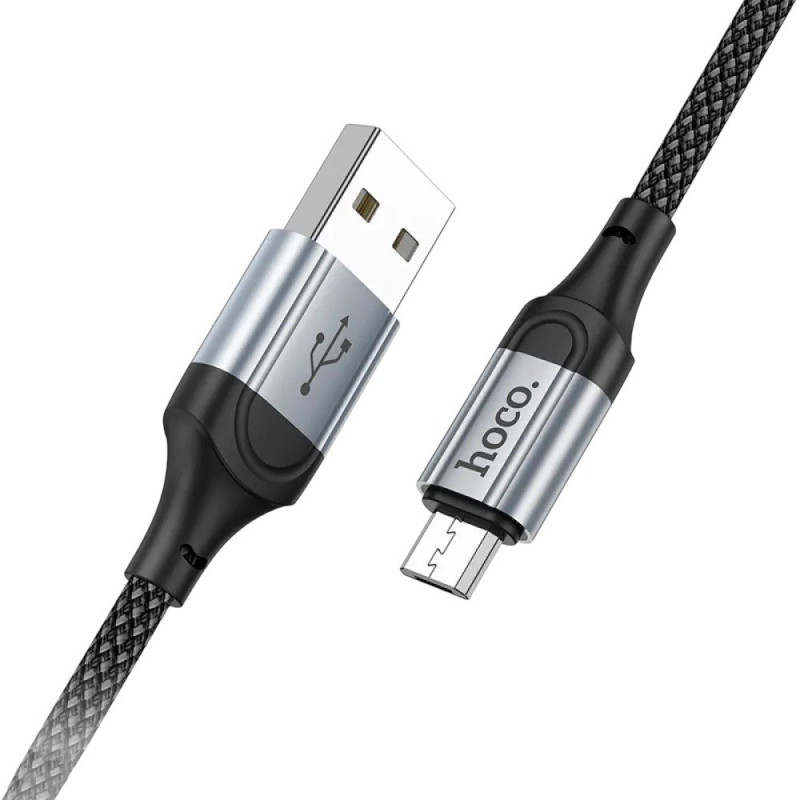 USB кабель Hoco X102 microUSB black