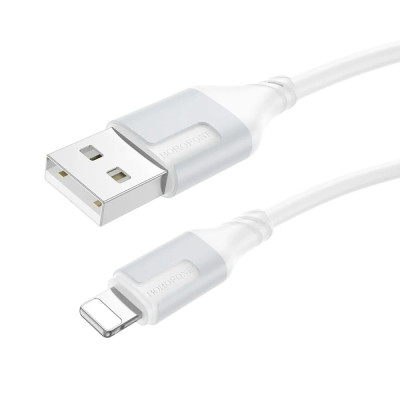 USB кабель Borofone BX101 Lightning white USB кабель Borofone BX101 Lightning white