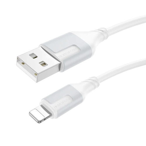USB кабель Borofone BX101 Lightning white