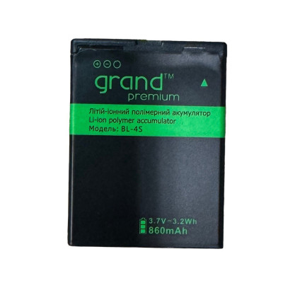 Акумулятор Nokia BL-4S Grand Premium