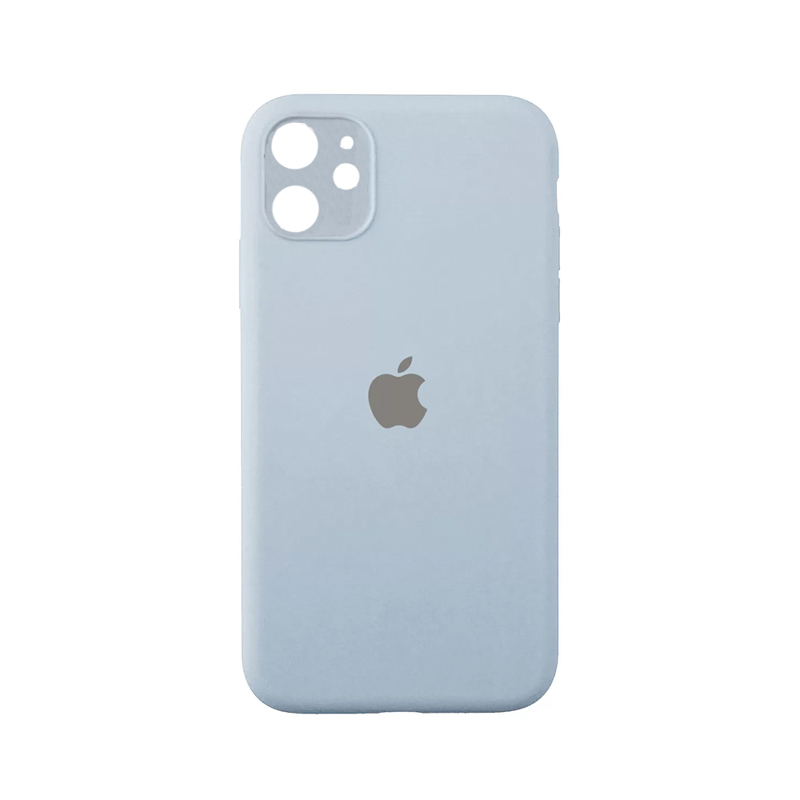 Накладка Original Silicone Case iPhone 12 mini blue light Close Camera