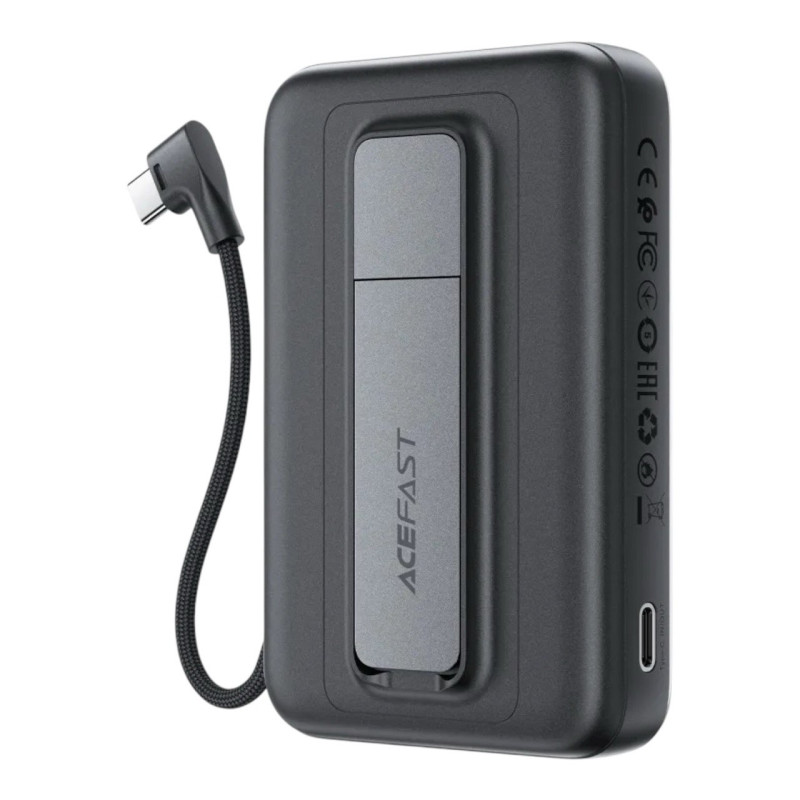 Зовнішній акумулятор Acefast M24 10000 mAh 22.5W MagSafe black
