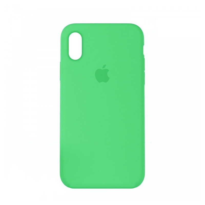 Накладка Original Silicone Case iPhone X, XS mint