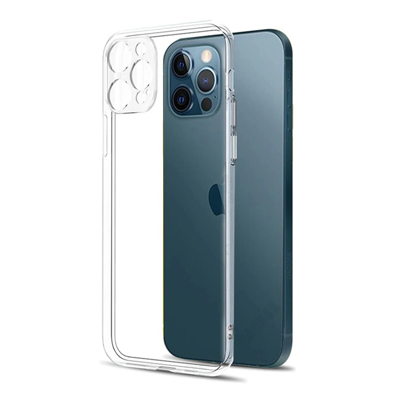 Накладка Silicone Case iPhone 12 Pro прозора