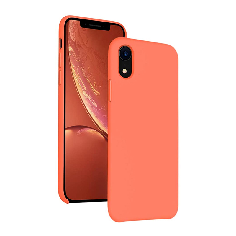 Накладка Original Silicone Case iPhone XR salmon