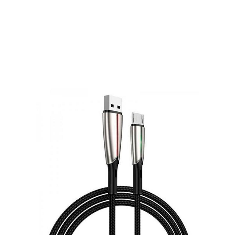 USB кабель Joyroom S-M399 Led microUSB black