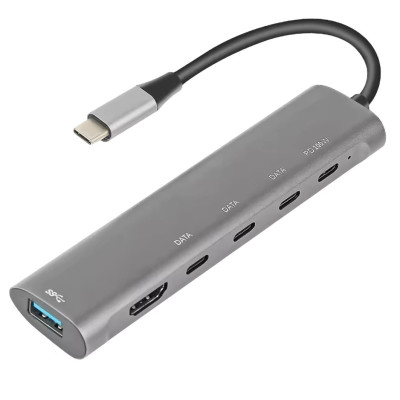 USB-hub USB-C 6 in 1