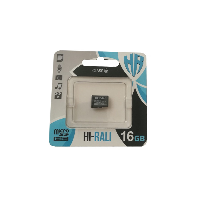 Карта пам'яті microSD 16 Гб Hi-rali class 10