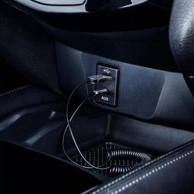 Автомобільний Bluetooth адаптер Baseus audio wireless CABA01-01 black