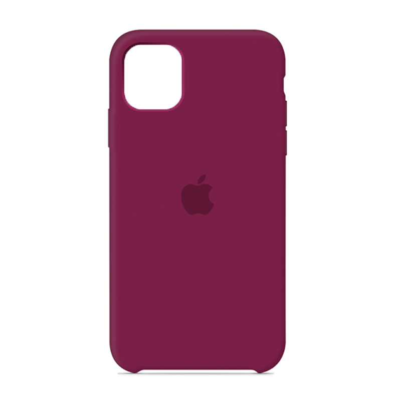 Накладка Original Silicone Case iPhone 12, 12 Pro rose red