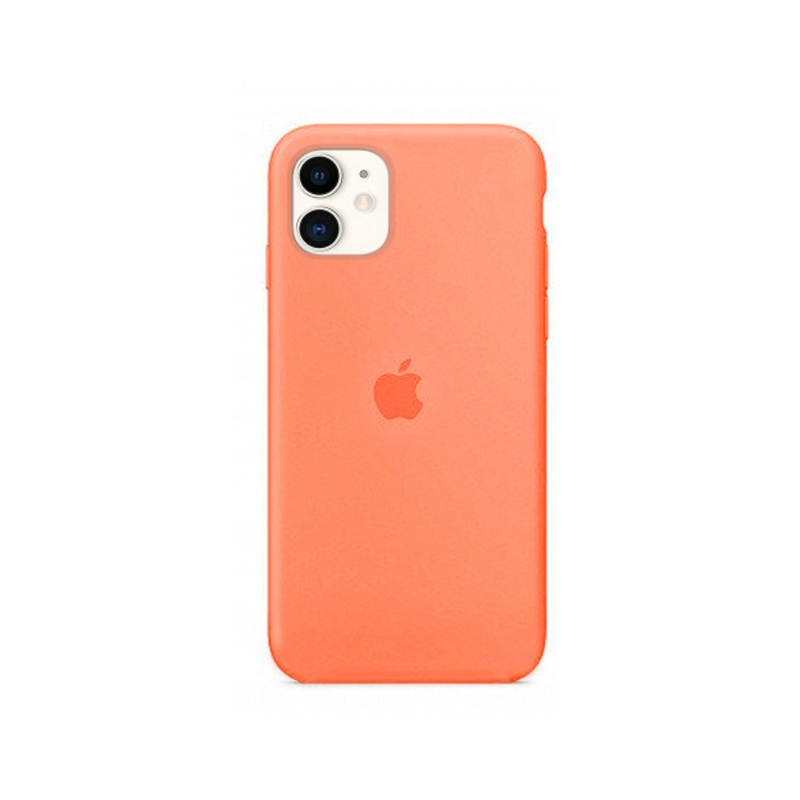 Накладка Original Silicone Case iPhone 12 mini papaya