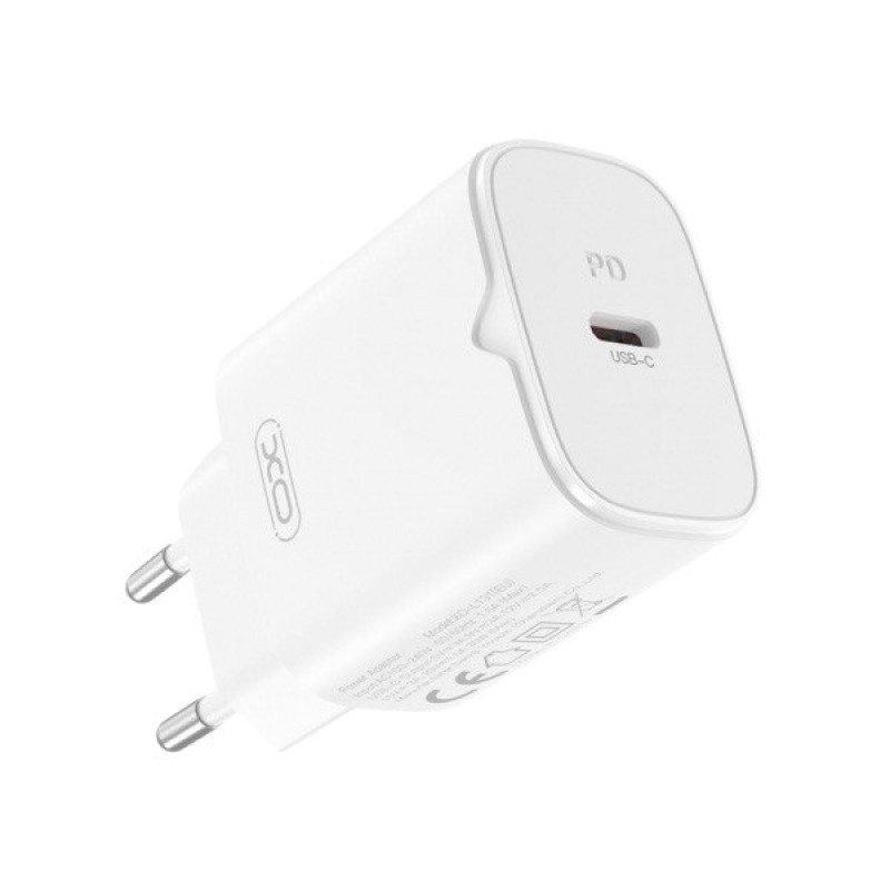 Зарядний пристрій XO L131 USB-C PD30W white