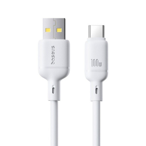 USB кабель Baseus Type-C P10377703213-0 100W white 2m USB кабель Baseus Type-C P10377703213-0 100W white 2m
