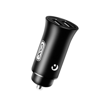 Автомобільний зарядний пристрій XO CC28 2 USB 3500 mA Fast charger black Автомобільний зарядний пристрій XO CC28 2 USB 3500 mA Fast charger black