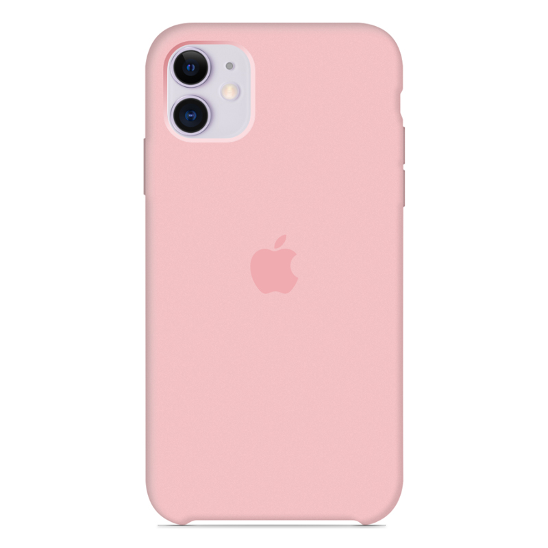 Накладка Original Silicone Case iPhone 11 pink light