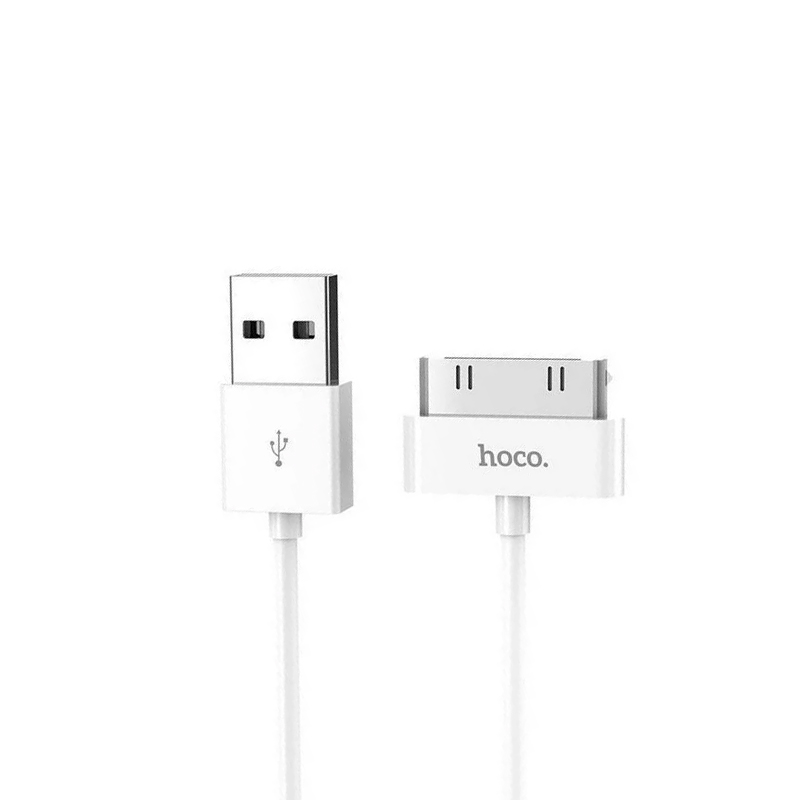 USB кабель Hoco X23 iРhone 4G, 4S 30 pin white
