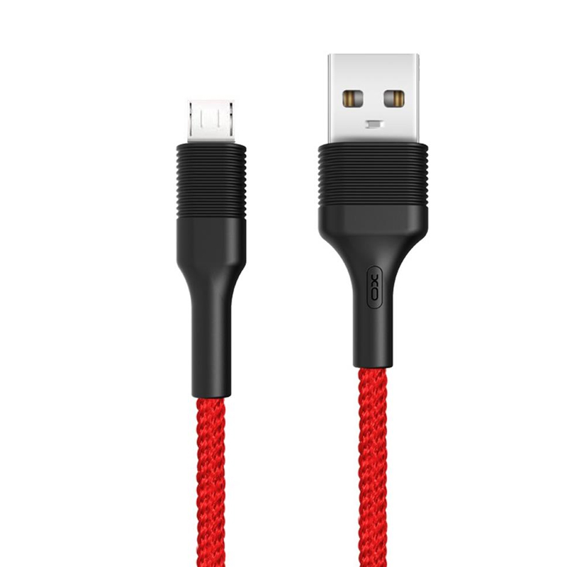 USB кабель XO NB51 microUSB red