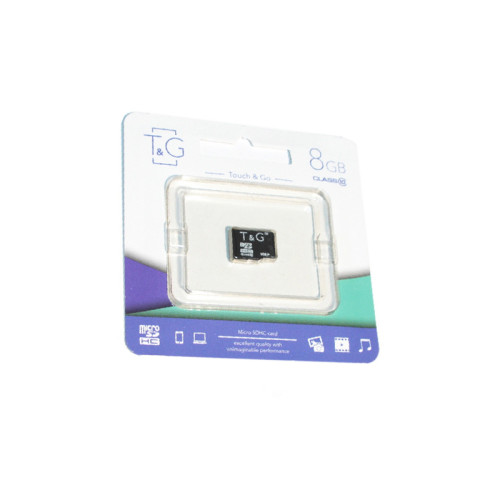 Карта пам'яті microSD 8 Гб T&G class 10 Карта пам'яті microSD 8 Гб T&G class 10