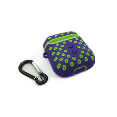 Чохол для Airpods, Airpods 2 Sport design violet-green Чохол для Airpods, Airpods 2 Sport design violet-green