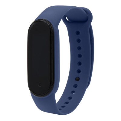 Ремінець для Xiaomi Mi Band 5, 6 silicone dark-blue